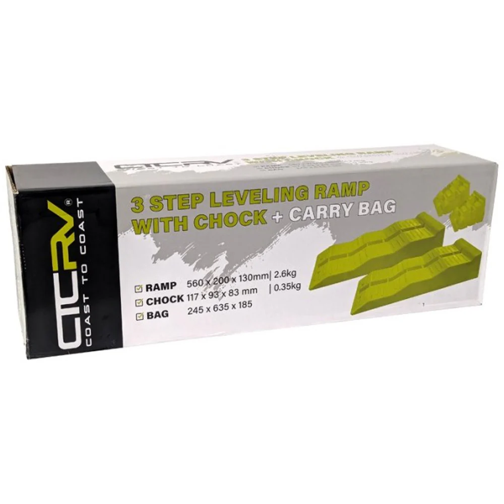 3-Step Levelling Ramps with Chocks and Bag - Image 2