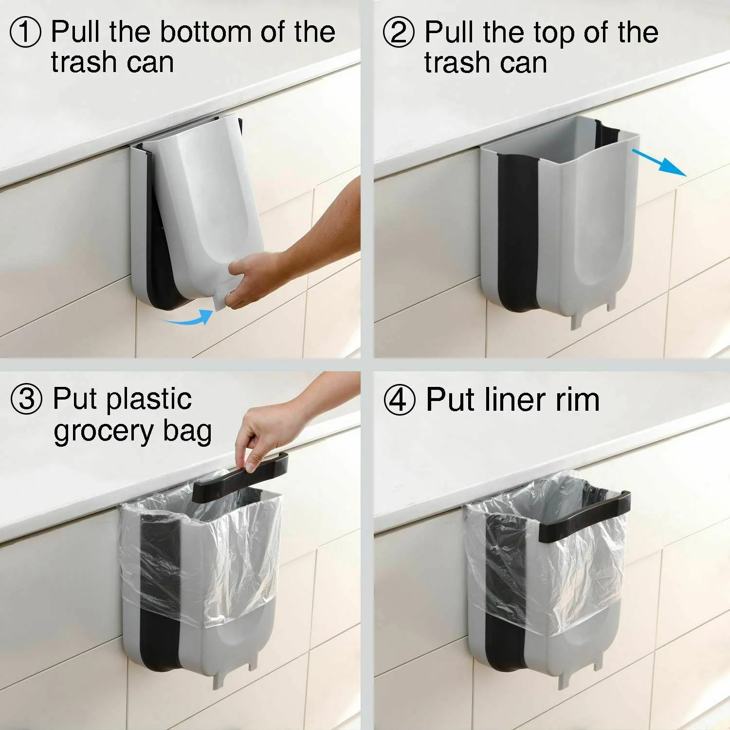 Collapsible Rubbish Bin For Caravans 9L - Image 4