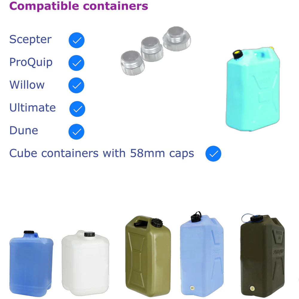 Easy Water Portable Water Supply Pump with Hose Attachment - Image 4