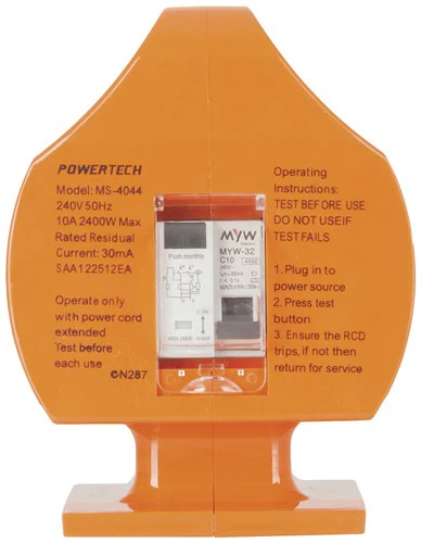 Portable 15A to 10A Mains Plug Conversion with RCD - Image 3