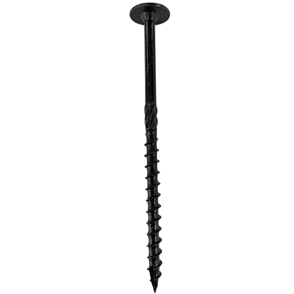 Premium Black Screw in Mat Pegs Pack of 8 - Image 3