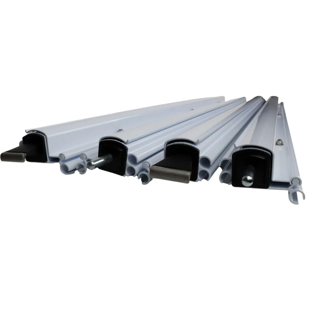 White Caravan Anti Flap Kit with Storage Bag and Two Rafters - Image 3